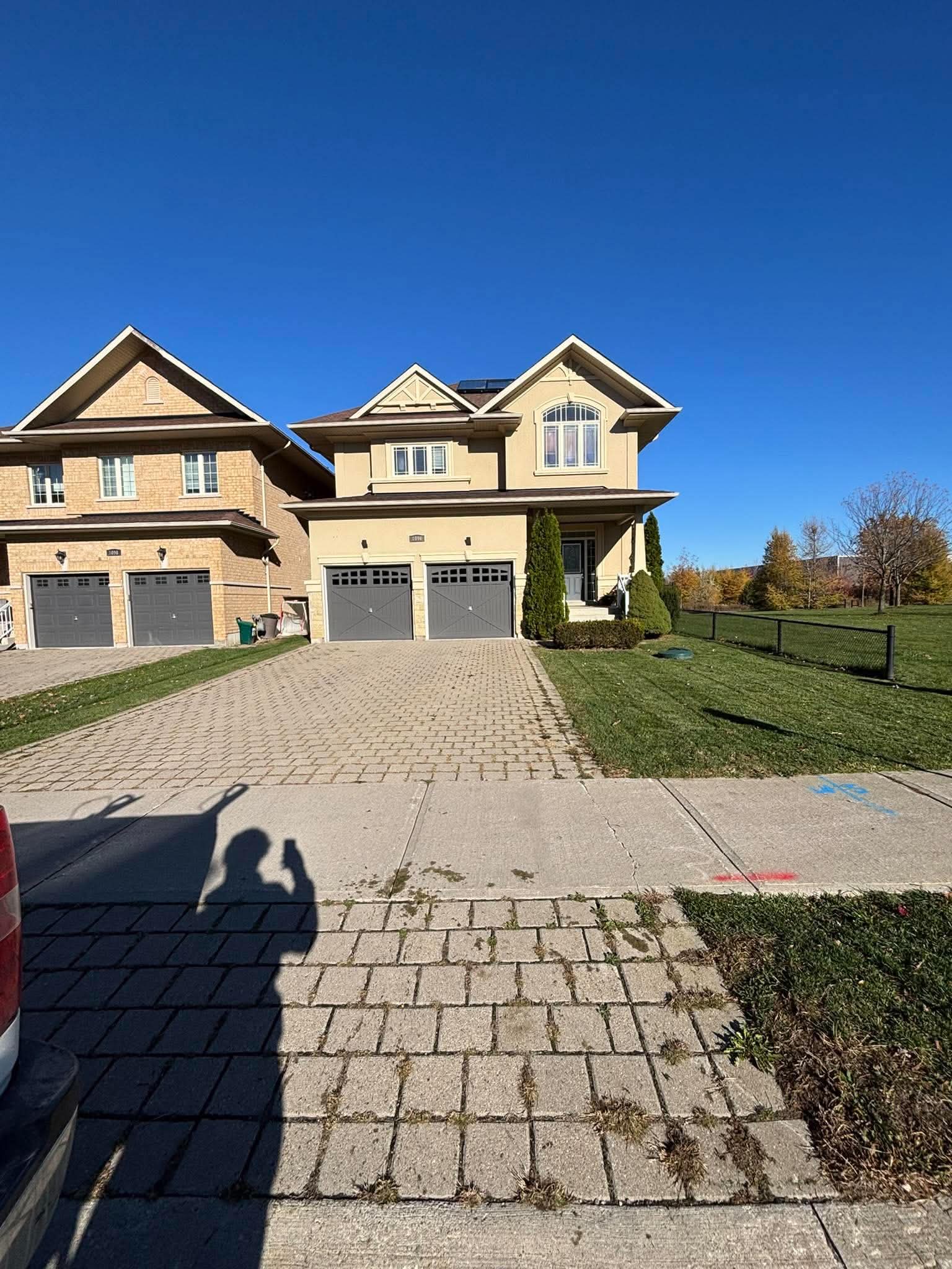 Paver driveway and walkway